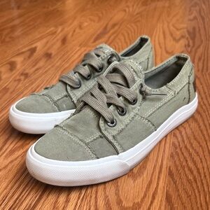 Blowfish Olive Green Athletic Shoes